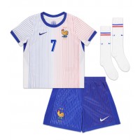 Camisa de Futebol França Antoine Griezmann #7 Equipamento Secundário Infantil Europeu 2024 Manga Curta (+ Calças curtas)